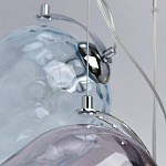 Люстра каскадная с 9-ю разноцветными стеклянными плафонами Kaleido варинант исполнения - 11 | Loft Concept в Грозном