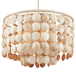 Люстра с каскадом из круглых декоративных элементов Texture Discs варинант исполнения - 2 | Loft Concept в Грозном