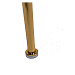 Стул велюровый хаки на золотистых металлических ножках Vendramin Chair варинант исполнения - 6 | Loft Concept в Грозном