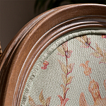 Барный стул из массива бука светло-зеленый с растительным орнаментом Raffael Angel Green Bar stool варинант исполнения - 4 | Loft Concept в Грозном