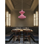 Подвесной вязаный розовый светильник «Моника» варинант исполнения - 2 | Loft Concept в Грозном