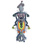 Кукла из одежды и павлопосадских платков Rusalka Blue Jeans 2 варинант исполнения - 1 | Loft Concept в Грозном