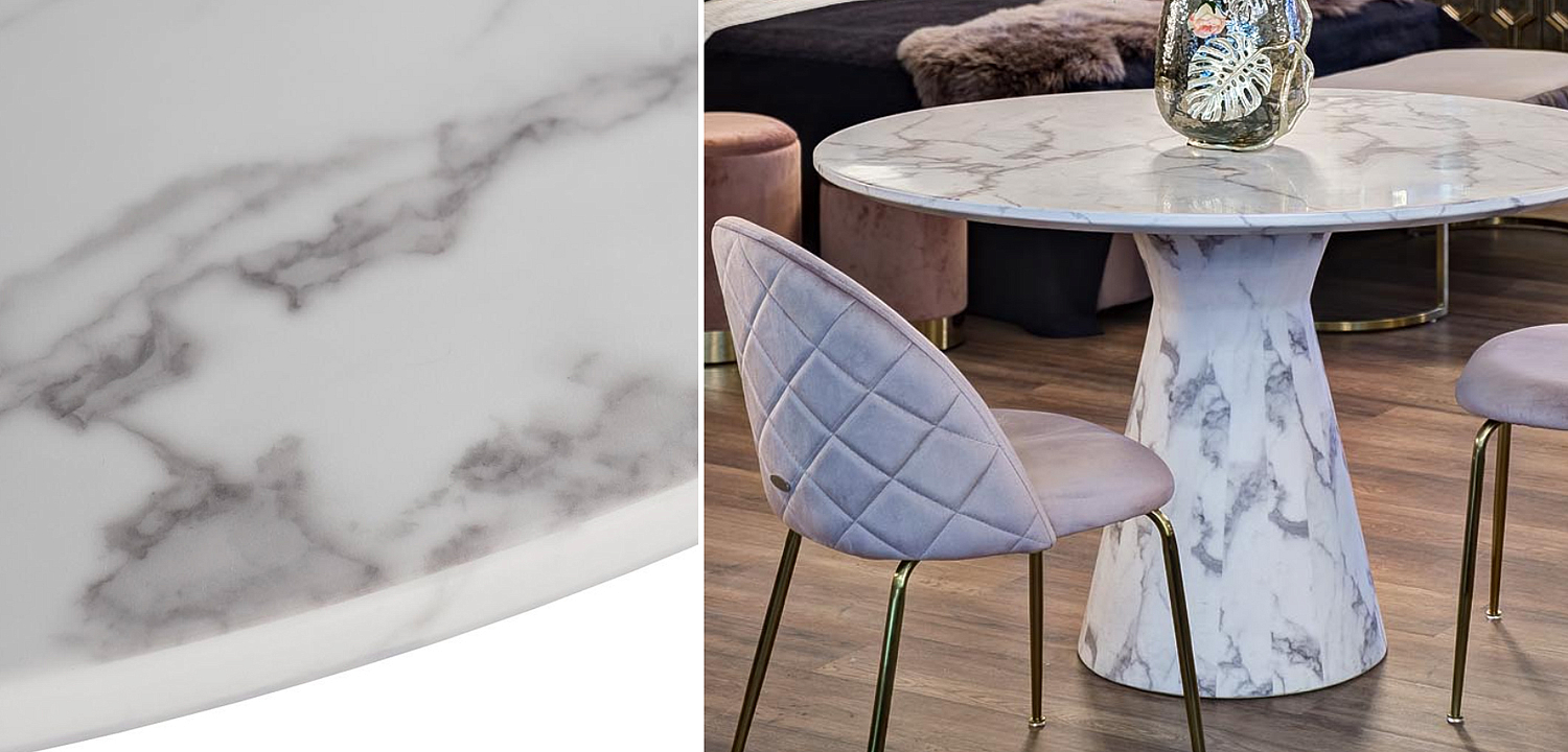 Обеденный стол Adongo White Обеденный стол Adongo White - Loft-Concept в Грозном