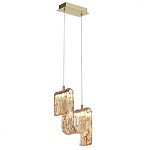 Подвесной светильник волнистой формы из фактурного стекла Wave варинант исполнения - 3 | Loft Concept в Грозном