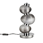Настольная лампа с 3-мя рифлеными стеклянными шарами Marcelh Light варинант исполнения - 5 | Loft Concept в Грозном