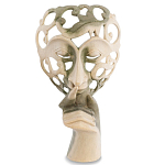 Маска ручной работы деревянная резная Beauty Mask варинант исполнения - 1 | Loft Concept в Грозном