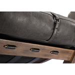 Кресло Duncan винтажная черная кожа варинант исполнения - 4 | Loft Concept в Грозном