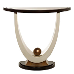 Консоль на полукруглой основе Stylish Pearl варинант исполнения - 2 | Loft Concept в Грозном