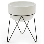 Кашпо Elevated Planters Luna 54 белое варинант исполнения - 1 | Loft Concept в Грозном