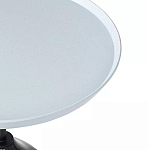 Кофейный столик с круглой столешницей и мраморным основанием Steel Reliability варинант исполнения - 4 | Loft Concept в Грозном