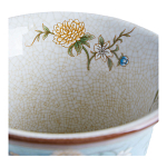 Ваза из голубого фарфора с бронзовыми элементами Blue Garden варинант исполнения - 4 | Loft Concept в Грозном