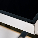 Столик журнальный квадратный с основанием в оттенках хром и золото Harmony Color and Shapes варинант исполнения - 2 | Loft Concept в Грозном