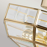 Потолочный светильник шестигранной формы с прозрачными стеклянным плафоном Elstead Lighting варинант исполнения - 12 | Loft Concept в Грозном