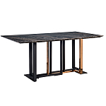 Стол обеденный со стальными ножками оригинальной формы Gourmet Meal варинант исполнения - 1 | Loft Concept в Грозном