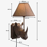 Бра Носорог Rhinoceros варинант исполнения - 7 | Loft Concept в Грозном