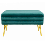 Мягкая банкетка с зоной для хранения Casket Green варинант исполнения - 1 | Loft Concept в Грозном