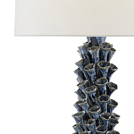 Настольная лампа с корпусом из цветков колокольчика Cascade of Blue Flowers варинант исполнения - 1 | Loft Concept в Грозном