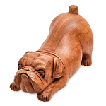 Статуэтка деревянная в виде собаки Puppy варинант исполнения - 1 | Loft Concept в Грозном