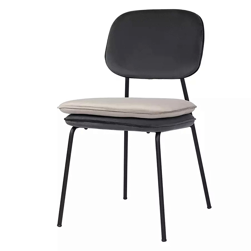 Стул с мягкой обивкой из велюра Soft Velor Chair Мульти Бежевый Стул с мягкой обивкой из велюра Soft Velor Chair Мульти Бежевый в Грозном | Loft Concept