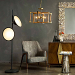 Торшер черный с 2-мя большими лампами Black Diffusers варинант исполнения - 3 | Loft Concept в Грозном