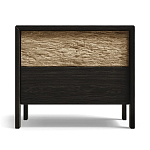 Тумба 2 ящика с подсветкой на рельефном фасаде Warm Industrial варинант исполнения - 1 | Loft Concept в Грозном