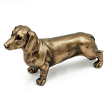 Статуэтка такса с реалистичными деталями и гладкой поверхностью Dachshund Style варинант исполнения - 1 | Loft Concept в Грозном