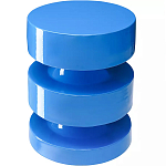 Столик приставной фигурный синий Curly Blue Table варинант исполнения - 1 | Loft Concept в Грозном