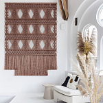 Панно Макраме коричневый цвет  варинант исполнения - 2 | Loft Concept в Грозном