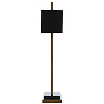 Настольная лампа прямоугольная с черным абажуром Strictness of Forms варинант исполнения - 3 | Loft Concept в Грозном