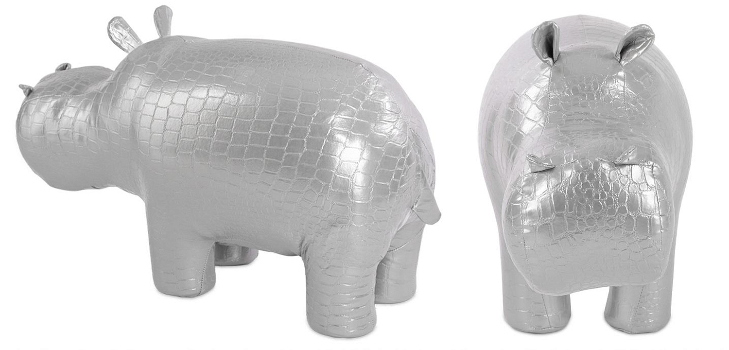 Пуф Бегемот Poof Hippo silver Пуф Бегемот Poof Hippo silver - Loft-Concept в Грозном