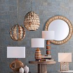 Подвесной светильник с каскадом из круглых декоративных элементов Texture Discs варинант исполнения - 3 | Loft Concept в Грозном