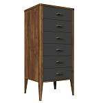 Комод из массива бука с 6-ю ящиками Tasteful Furniture варинант исполнения - 1 | Loft Concept в Грозном