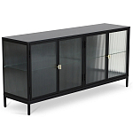 Сервант четырехдверный с рифленым стеклом The Keeper варинант исполнения - 1 | Loft Concept в Грозном