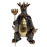 Подсвечник в виде дракона Dragon candlestick Brown Gold варинант исполнения - 1 | Loft Concept в Грозном