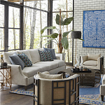 Приставной стол с металлическим золотым  основанием и чёрной столешницей Paradigm варинант исполнения - 2 | Loft Concept в Грозном