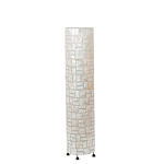 Торшер из перламутра на металлическом каркасе Indonesian Cylinder варинант исполнения - 4 | Loft Concept в Грозном