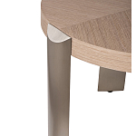Столик журнальный круглый со светлым шпоном Light Veneer Table варинант исполнения - 6 | Loft Concept в Грозном