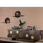 Дизайнерский комод с декором в виде круглых элементов на фасаде Matisse варинант исполнения - 4 | Loft Concept в Грозном