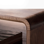 Кофейный стол из дерева с ящиком и нишей для хранения Coffee Walnut Table варинант исполнения - 6 | Loft Concept в Грозном