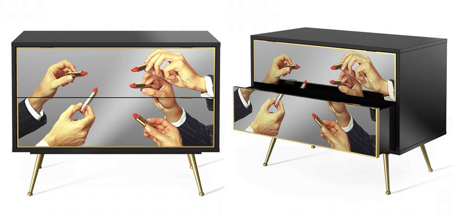 Комод Seletti Chest of Two Drawers Lipstick Комод Seletti Chest of Two Drawers Lipstick - Loft-Concept в Грозном