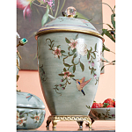 Ваза с крышкой и цветочным узором Genuine Chinese Classics варинант исполнения - 5 | Loft Concept в Грозном