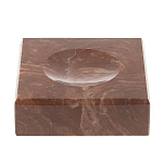 Подставка под шар квадратная из натурального камня Лемезит Natural Stone Sphere Stands варинант исполнения - 1 | Loft Concept в Грозном