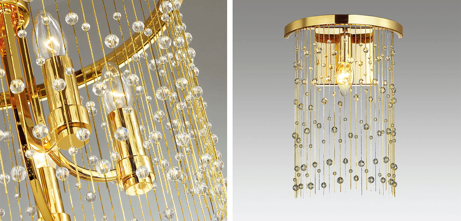 Бра Hailstorm Rain Wall lamp gold Бра Hailstorm Rain Wall lamp gold - Loft-Concept в Грозном