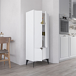 Комод белый с 4-мя дверцами на металлических ножках SPARK MULTIPURPOSE CABINET WHITE варинант исполнения - 7 | Loft Concept в Грозном