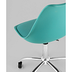 Офисный стул на металлическом основании EGGERY Blue пластик варинант исполнения - 3 | Loft Concept в Грозном