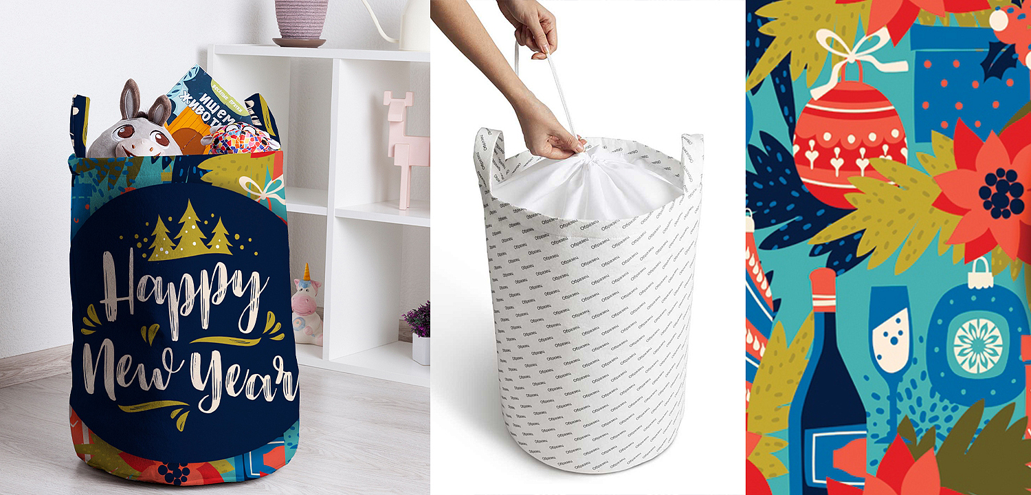 Корзина Happy New Year Basket Корзина Happy New Year Basket - Loft-Concept в Грозном