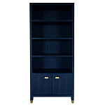 Книжный Стеллаж Elsa Dreams Blue с задней стенкой варинант исполнения - 6 | Loft Concept в Грозном