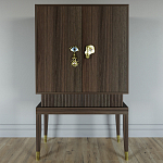 Кабинетный шкаф Elsa Dreams Walnut с 2-мя ящиками варинант исполнения - 3 | Loft Concept в Грозном