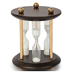 Часы круглые настольные Time Forward песочные варинант исполнения - 1 | Loft Concept в Грозном