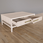 Кофейный стол Primo с двумя ящиками Светлый дуб варинант исполнения - 8 | Loft Concept в Грозном